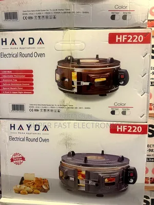 HAYDA Round Electric Oven – Dual Heating | Baking Roasting