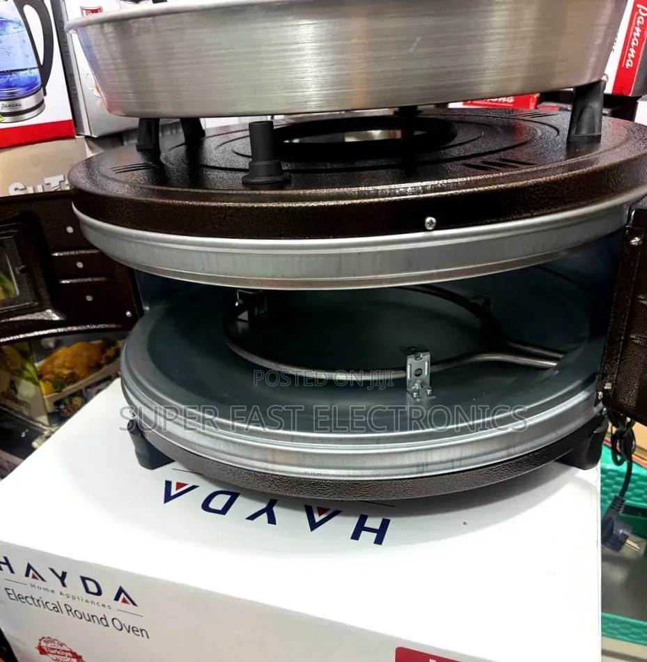 HAYDA Round Electric Oven – Dual Heating | Baking Roasting