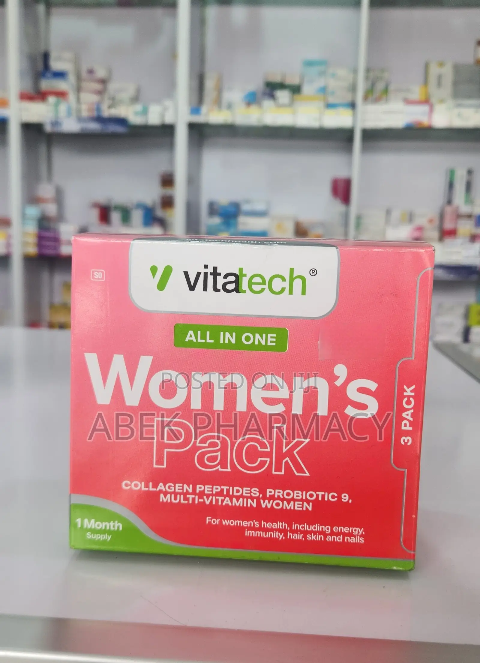 Multi-Vit Woman Pack(Multi-Vit Women, Probiotic 9 Collagen Peptides)