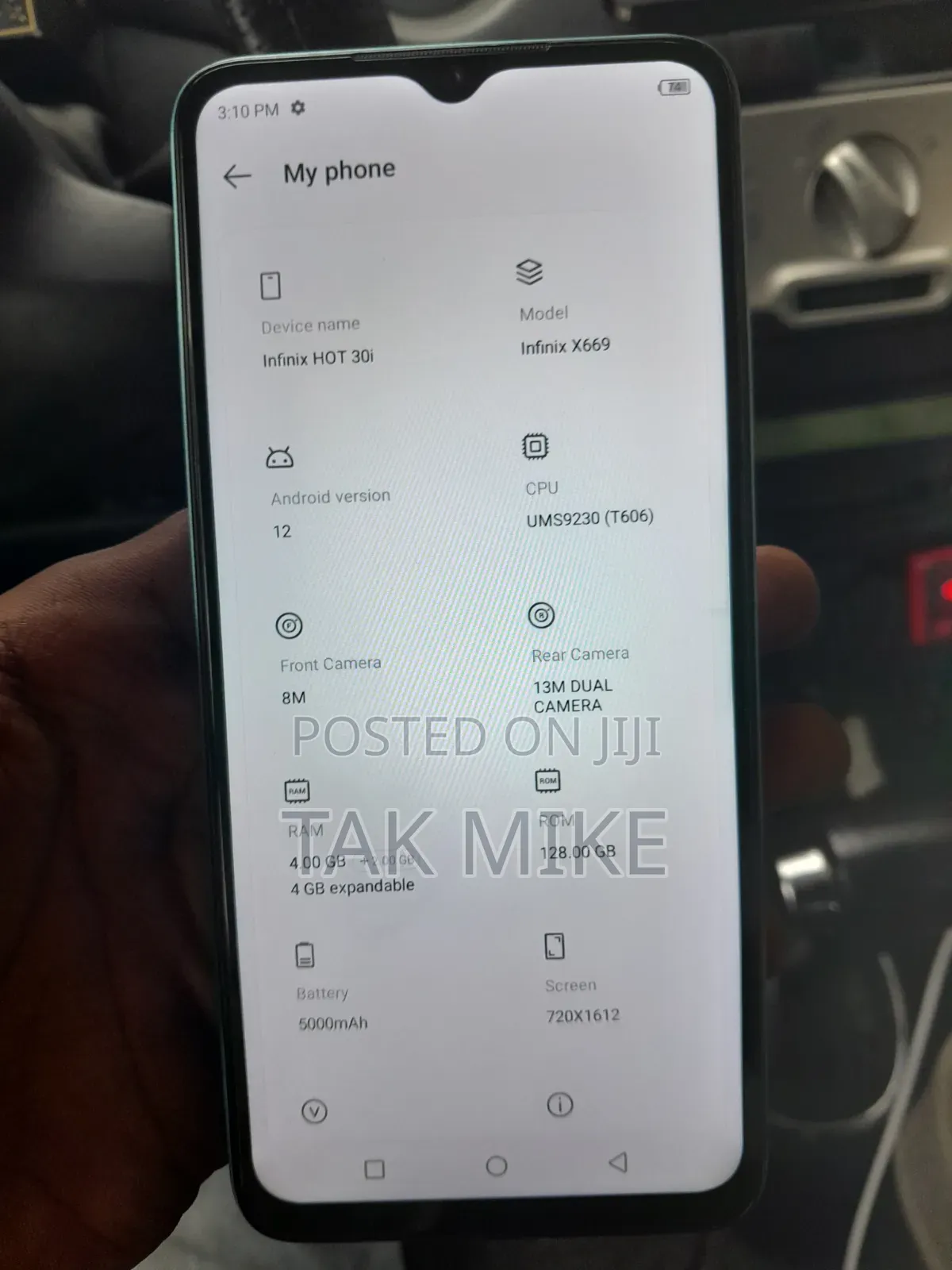 Infinix Hot 30i 128 GB Blue