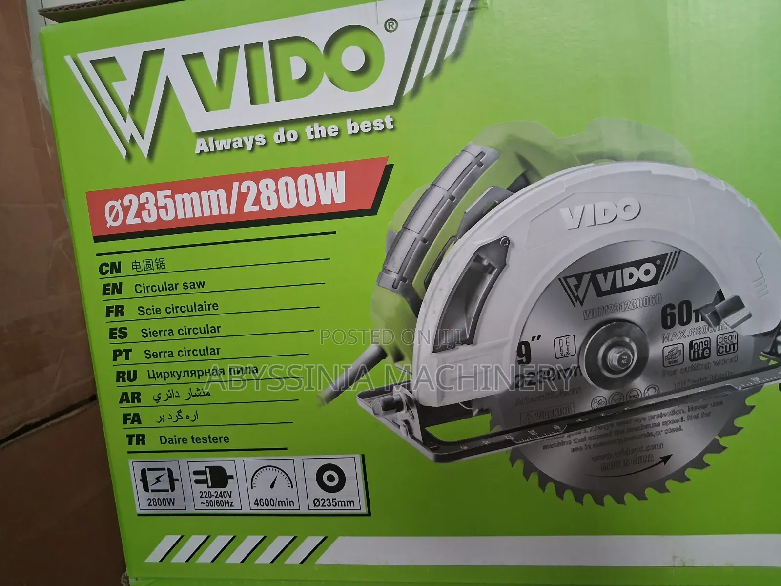 Vido 2800w Circular Saw