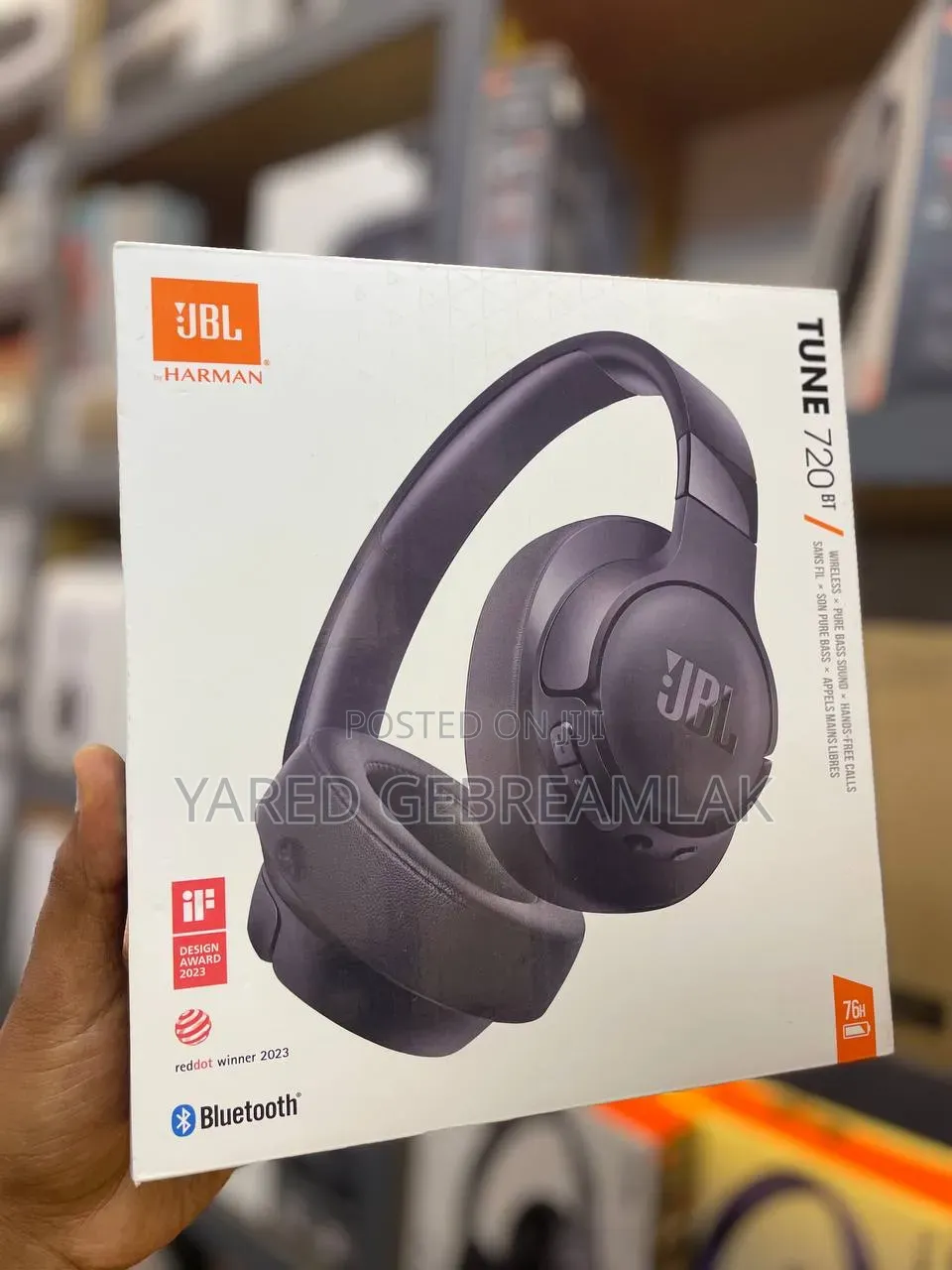 JBL Tune 720BT — Wireless Over-Ear Headphones