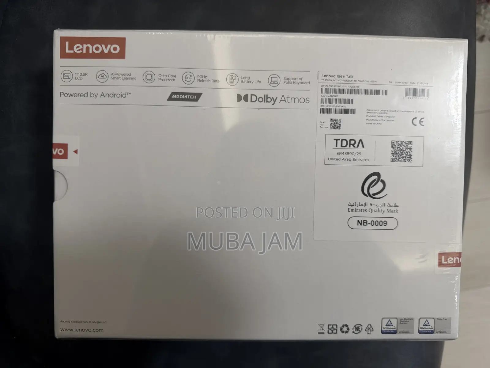New Lenovo Tab 128 GB Gray