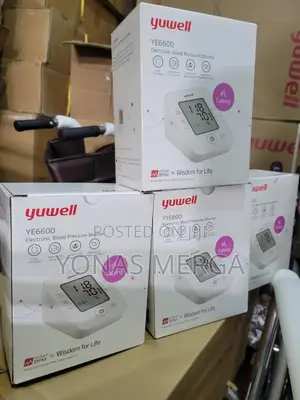 Blood Pressure Monitor芒凹 Yuwell YE 660D G Digital Tensimeter