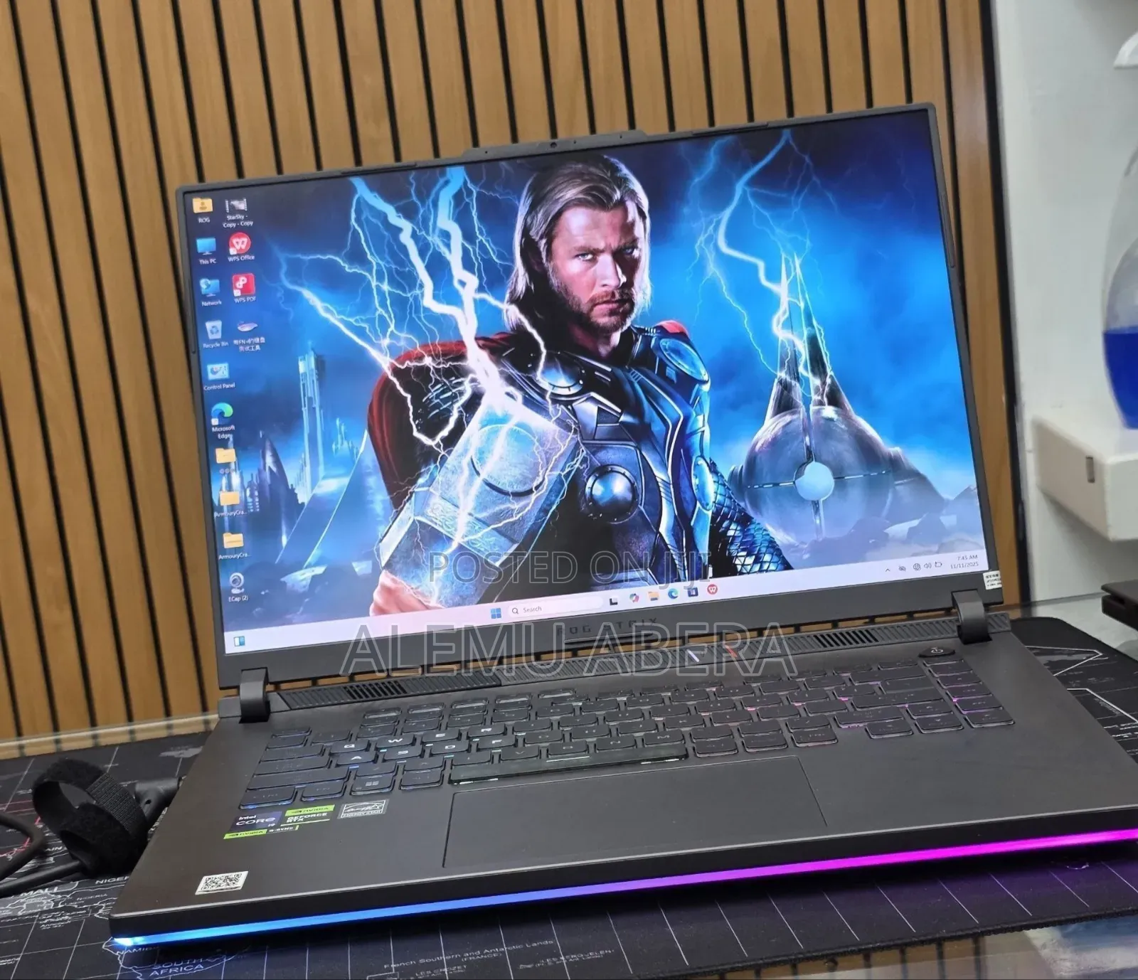 New Laptop Asus ROG Strix G16 G614 16GB Intel Core i9 SSD 1T