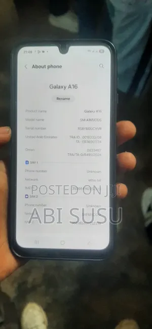 New Samsung Galaxy A16 128 GB Black
