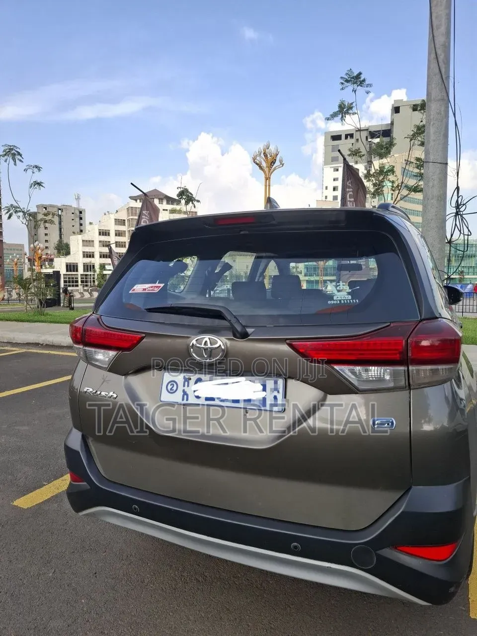 Toyota Rush 7seats Rent