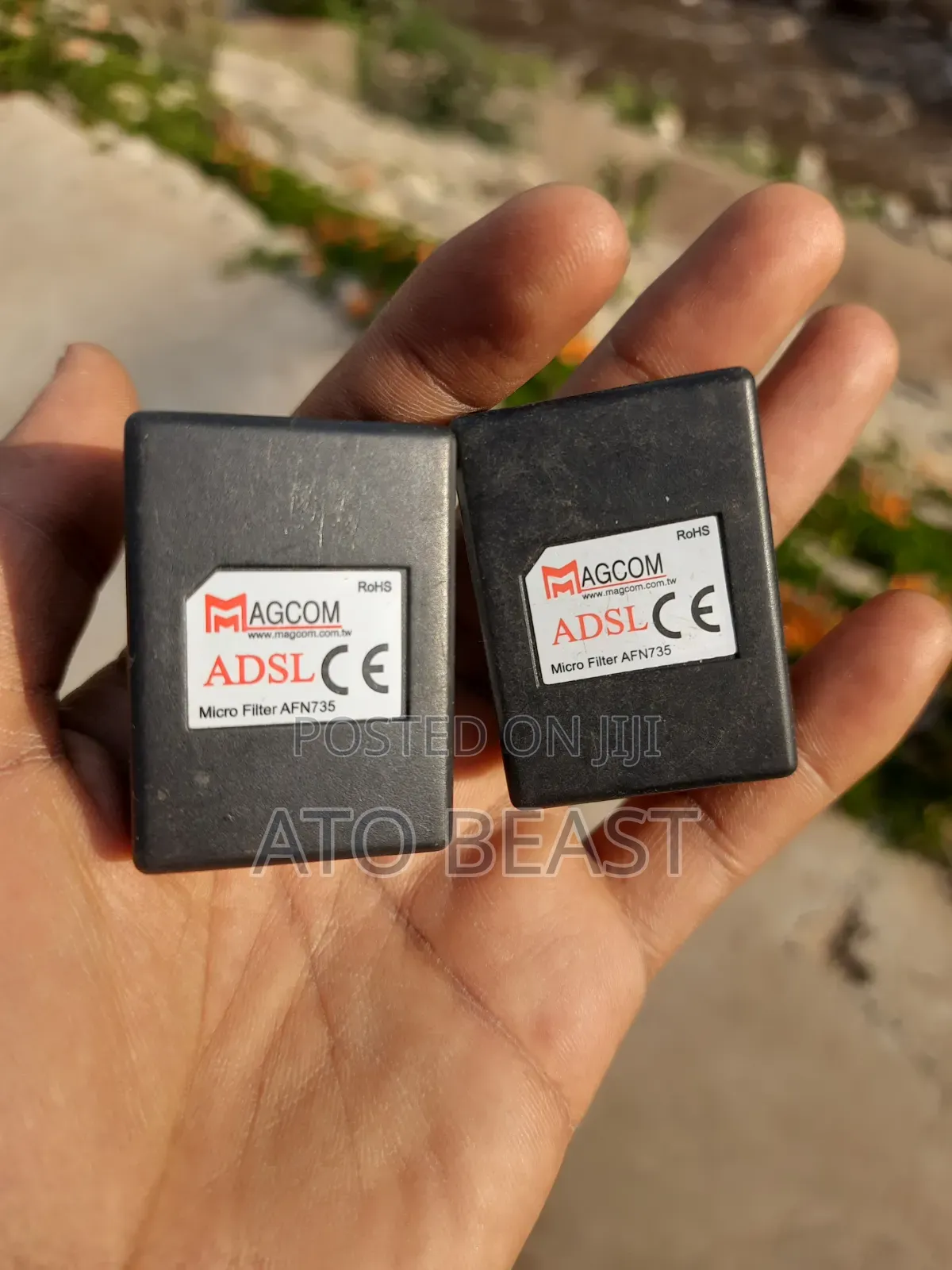 ADSL Splitters Used to Separate Telephone and DSL Internet Signals.