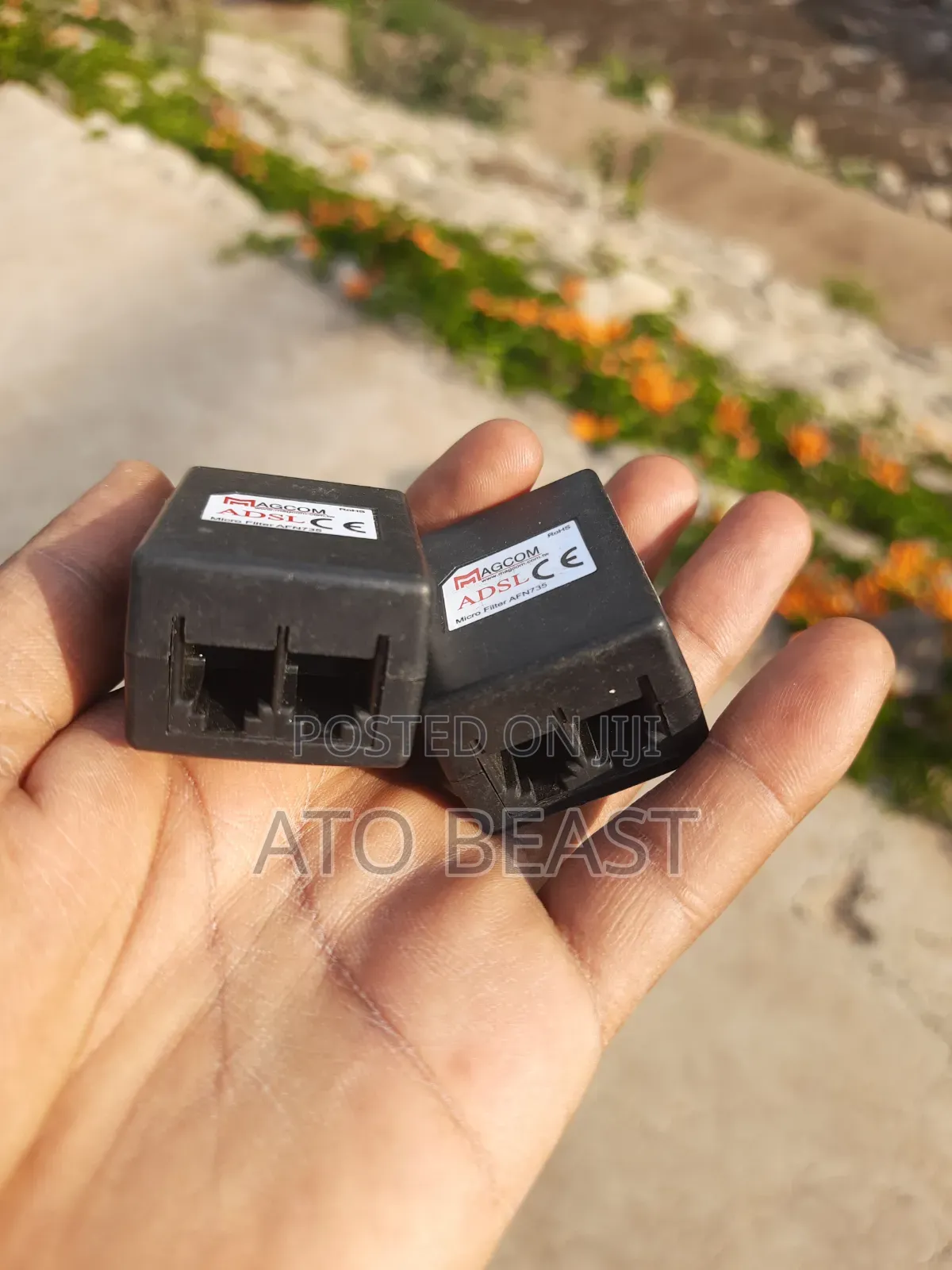 ADSL Splitters Used to Separate Telephone and DSL Internet Signals.