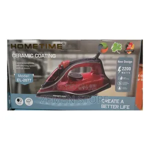 HOMETIME 2200W Ceramic Soleplate Steam Iron