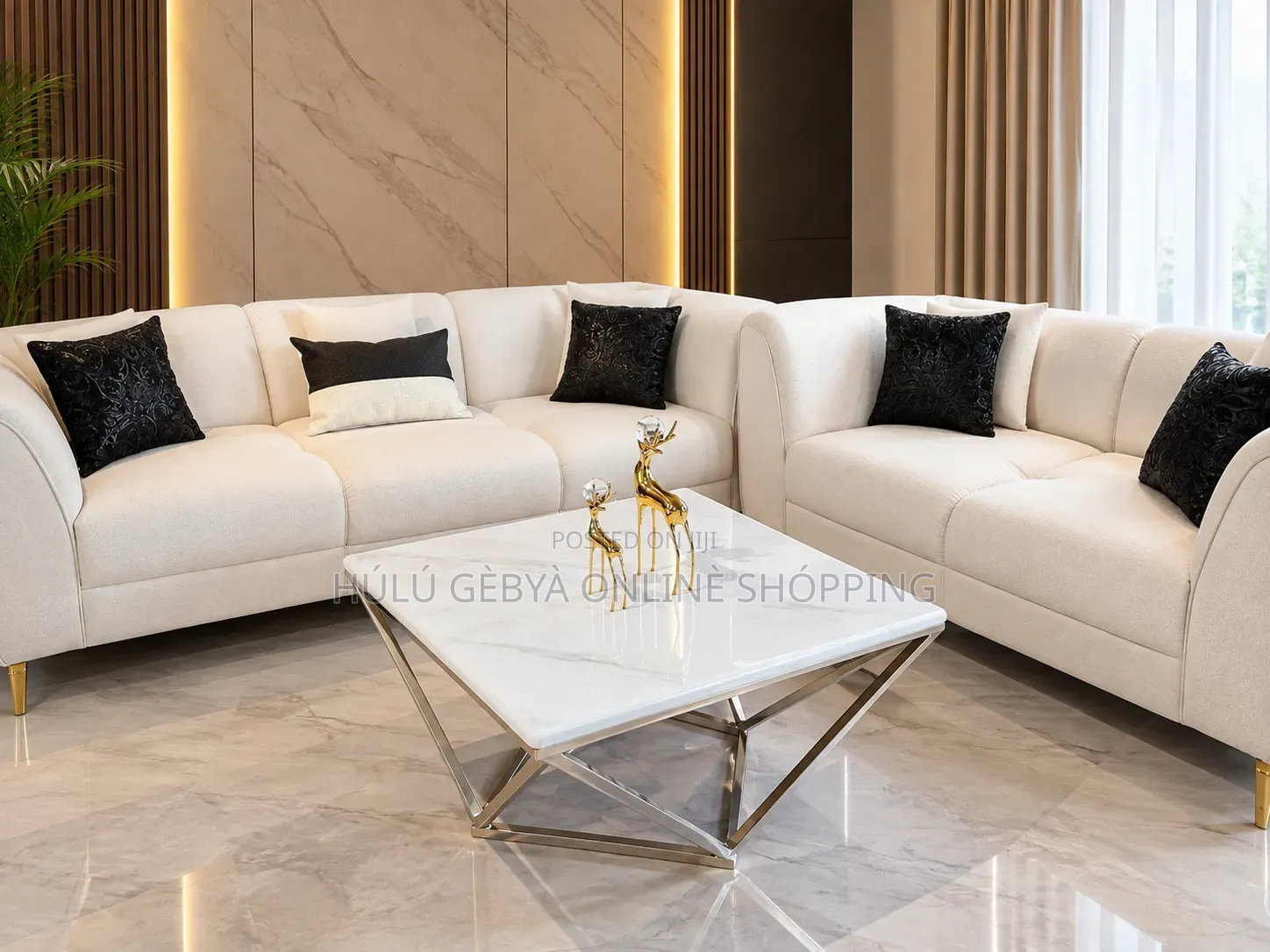 BARO HOME - Modern Glam Luxury Sofa Collection