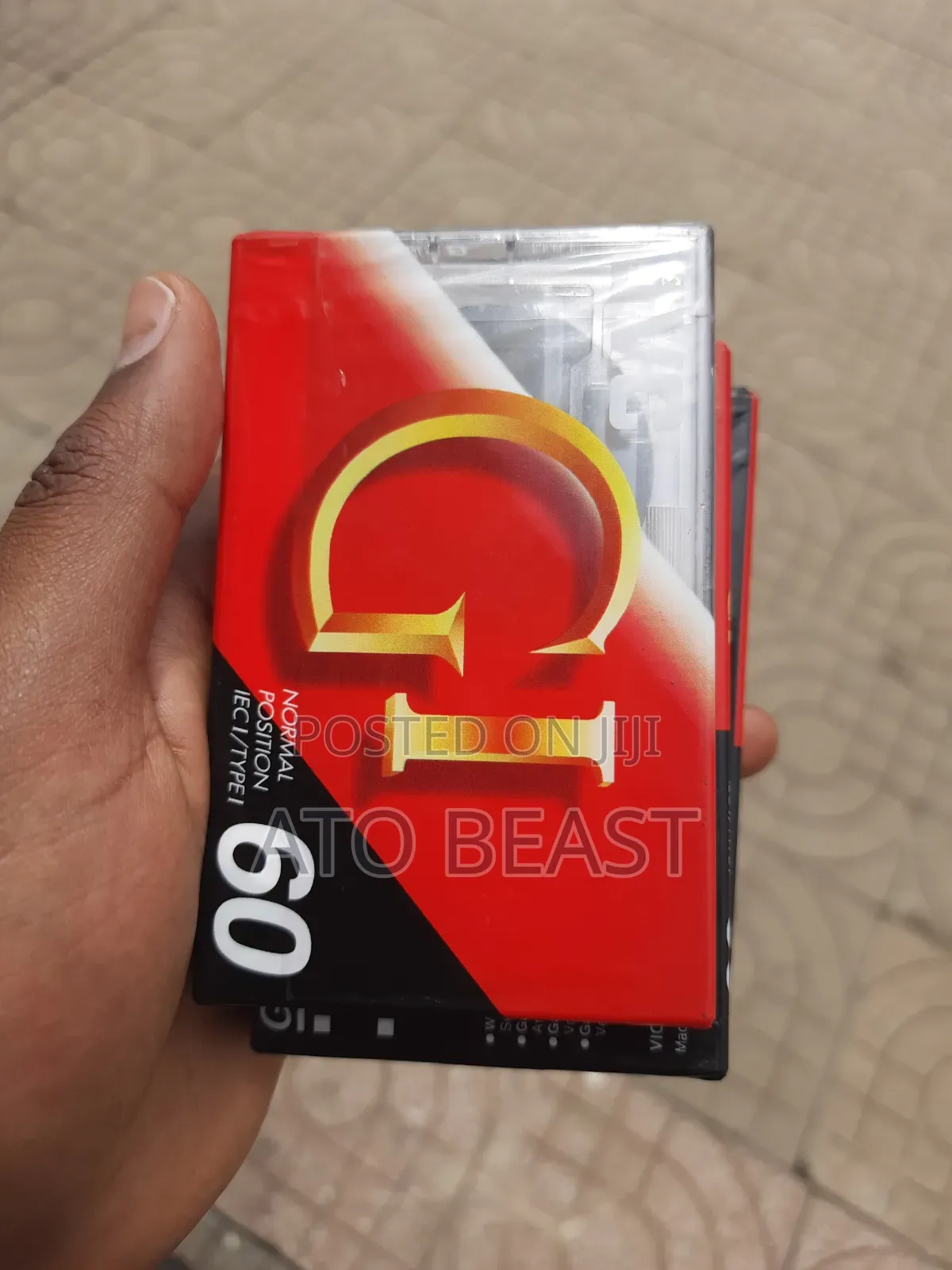 JVC GI-60 Blank Audio Cassette Tape,