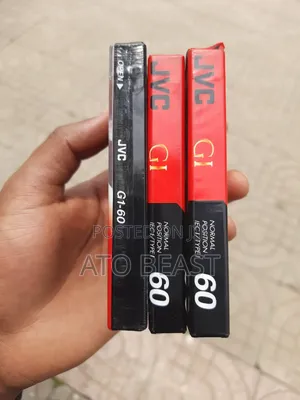 JVC GI-60 Blank Audio Cassette Tape,