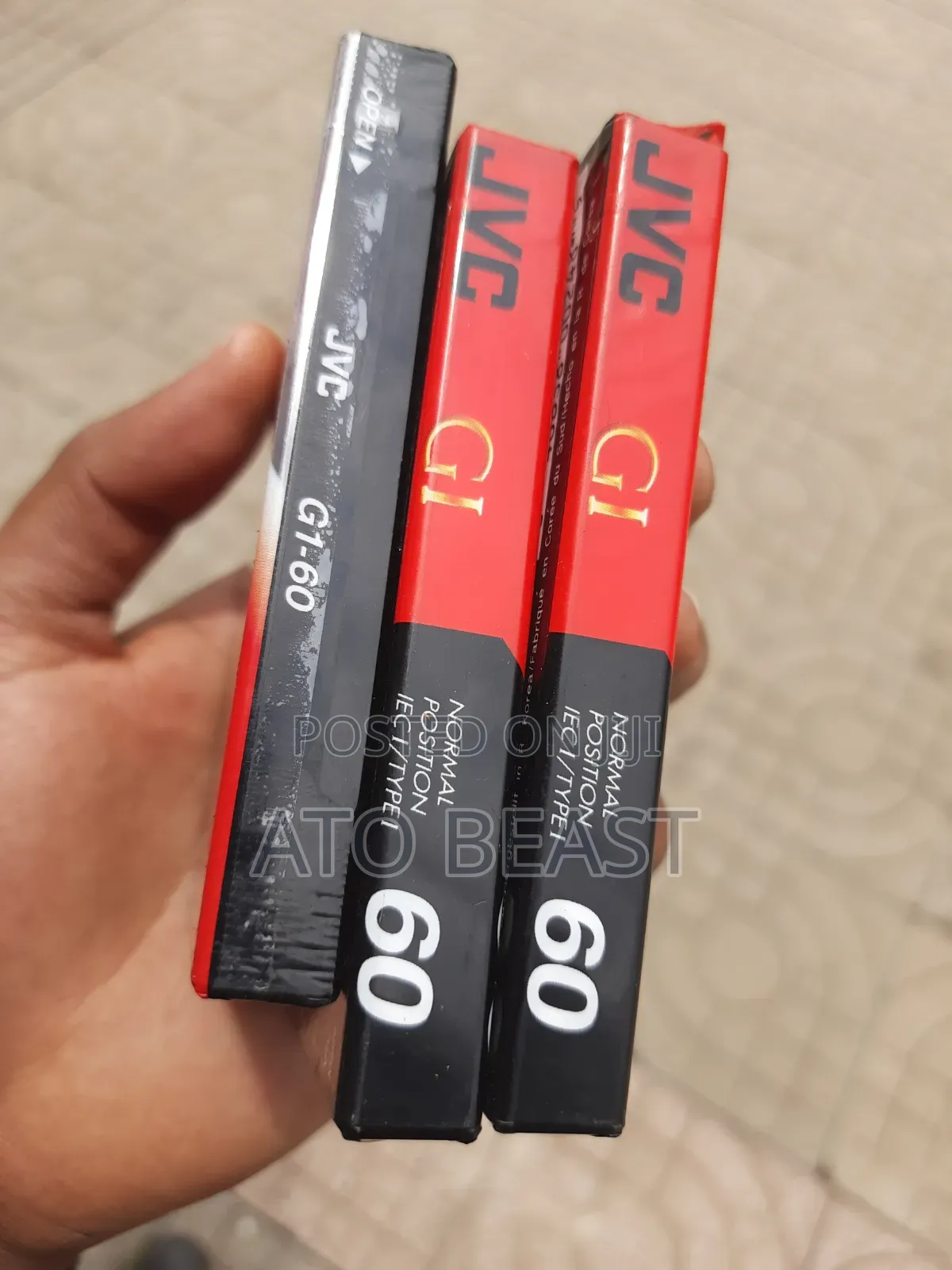 JVC GI-60 Blank Audio Cassette Tape,