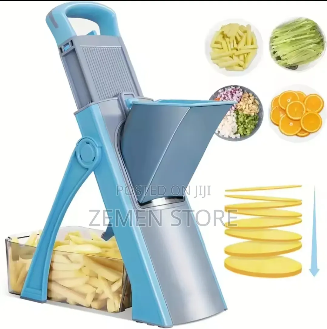 Safe Vertical Mandoline Slicer Vegetable Chopper Multifunctional