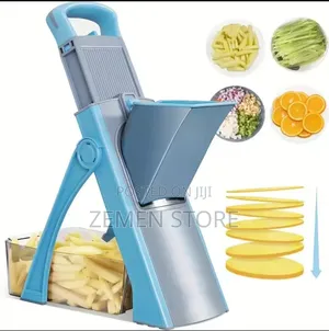 Safe Vertical Mandoline Slicer Vegetable Chopper Multifunctional
