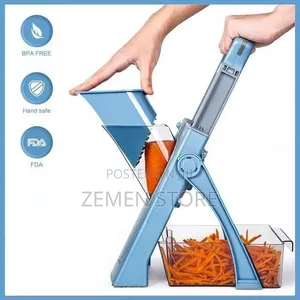 Safe Vertical Mandoline Slicer Vegetable Chopper Multifunctional