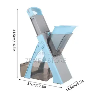 Safe Vertical Mandoline Slicer Vegetable Chopper Multifunctional