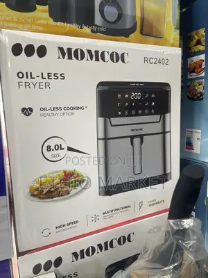 Momcoc 8.0 ሊትር ዲጂታል ዘይት አልባ ኤር ፍራየር (የአየር መጥበሻ)