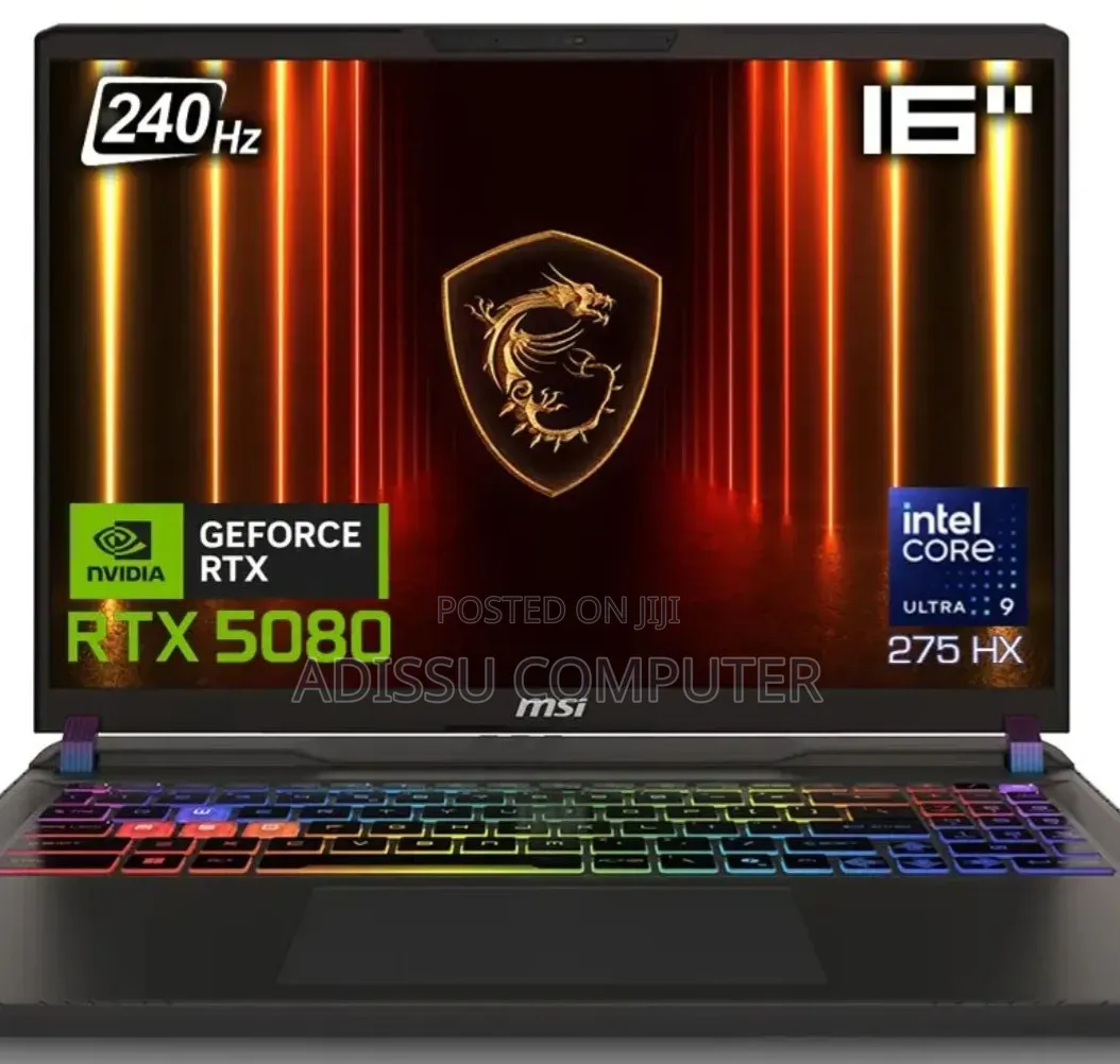 New Laptop MSI Vector 16 HX AI A2XWIG 32GB Nvidia SSD 1T