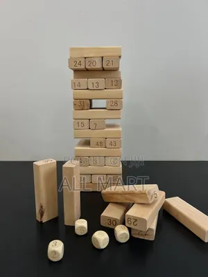 Jenga 48 Wooden Blocks