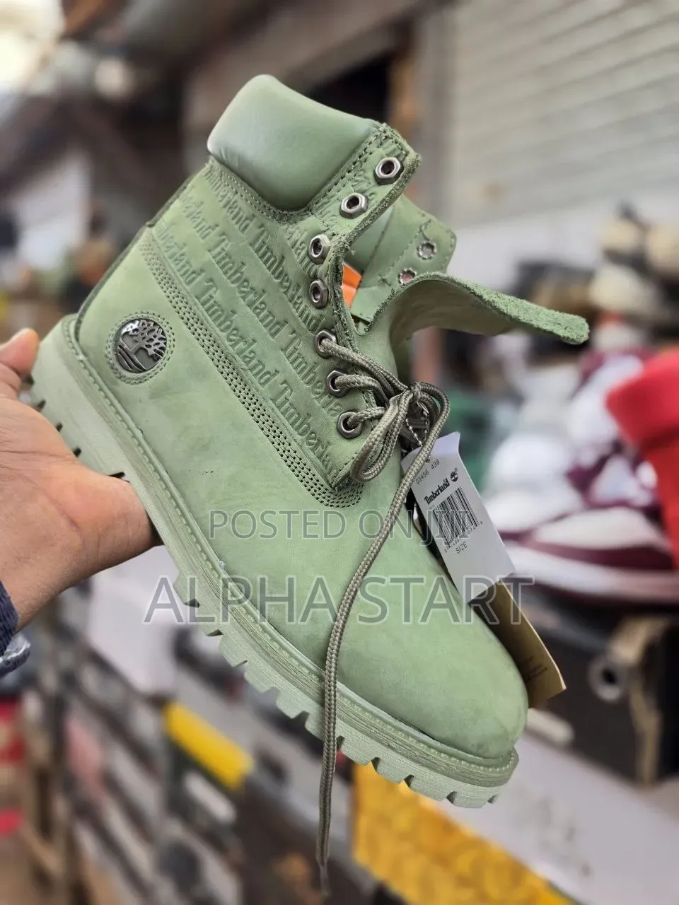 Timberland Titen Green Color High Master Quality Boots Made in USA