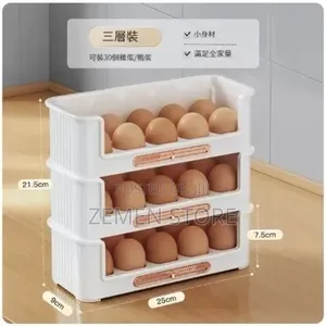 3 Tier Rolling Egg Dispenser Multi Layer Auto Rolling Egg Storage