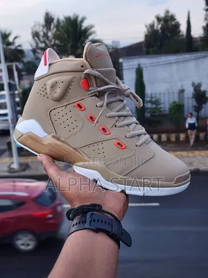 Jordan 6 Brwon High Master Quality Shoes Made in Vietnam