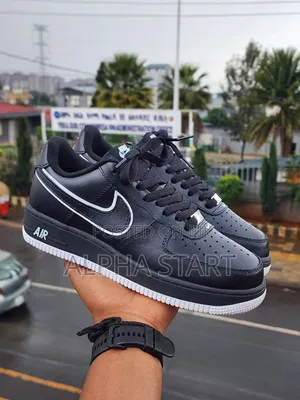 Nike Air Force 1 Black White High Master Quality Shoes Made in Vietnam