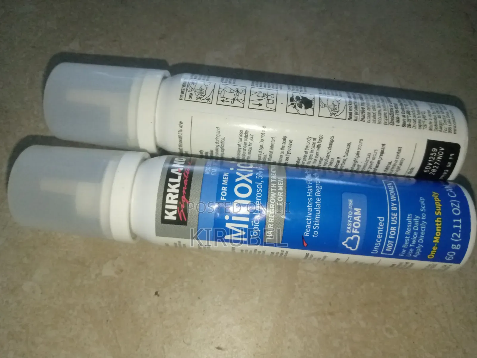 Foam Minoxidil 5% እውነተኛ Product የሚታይ ለውጥ