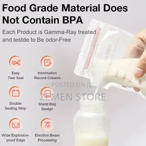Misuta 150ml Breast Milk Storage Bags (30pcs) - የጡት ወተት ማስቀመጫ