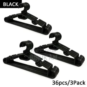 36 Pack 60 Pack Plastic Hangers