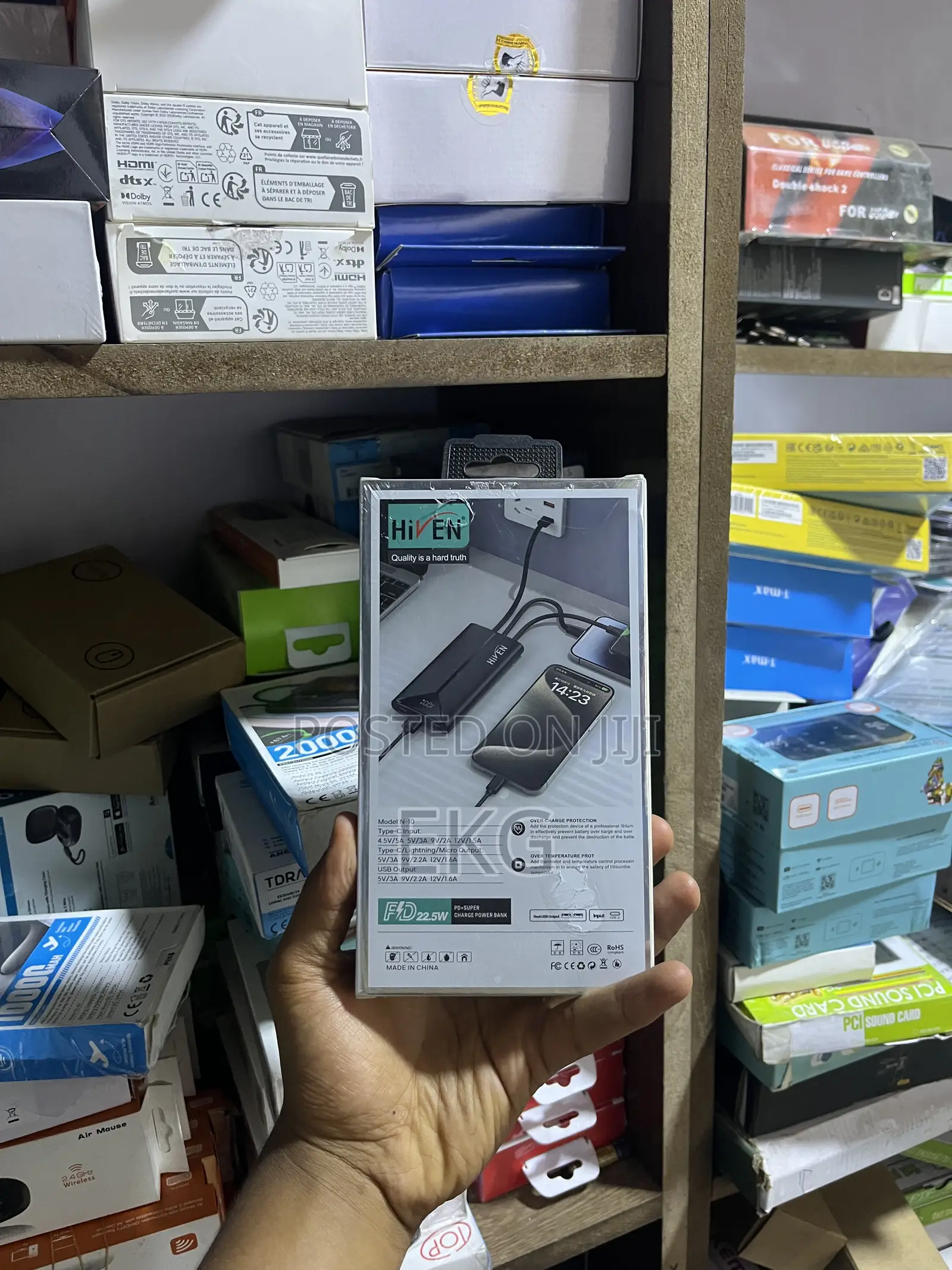 HiVEN 10,000mAh Power Bank (22.5W Fast Charge) - ኦሪጅናል ፖወር ባንክ