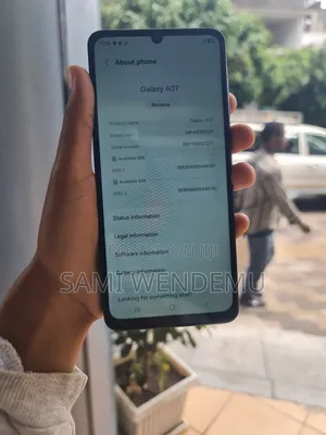 Samsung Galaxy A07 64 GB Black