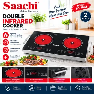 Saachi Double Infrared Stove