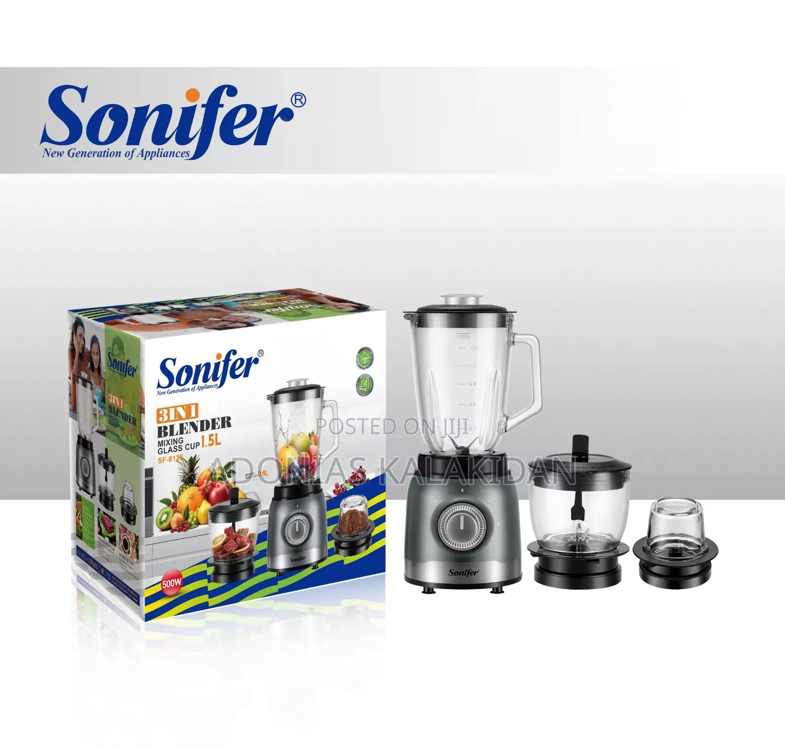 Sonifer 3 in 1 Blender / Grinder