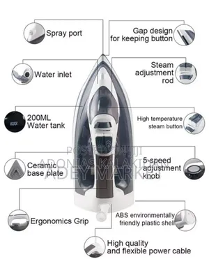 Hometime Steam Iron 2200 Watts