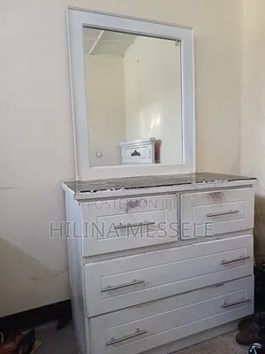 Bed, Dressing Table and Kitchen Cabnet