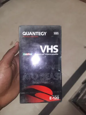 Vintage Quantegy Broadcast Video Series E-120 VHS Cassette Tape