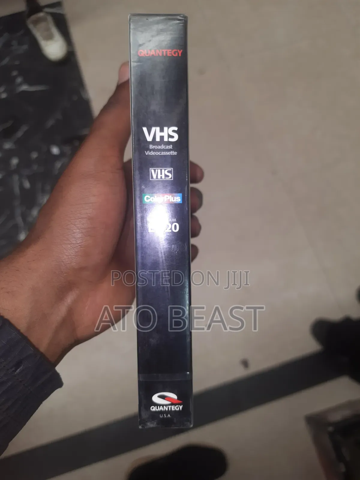 Vintage Quantegy Broadcast Video Series E-120 VHS Cassette Tape