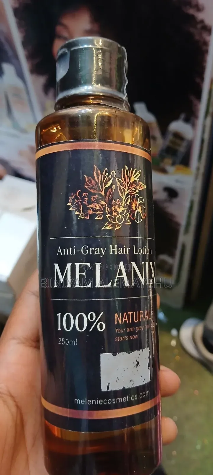 Melanix Anti Grey Hair Lotion ( የሽበት ማጥፊያ)