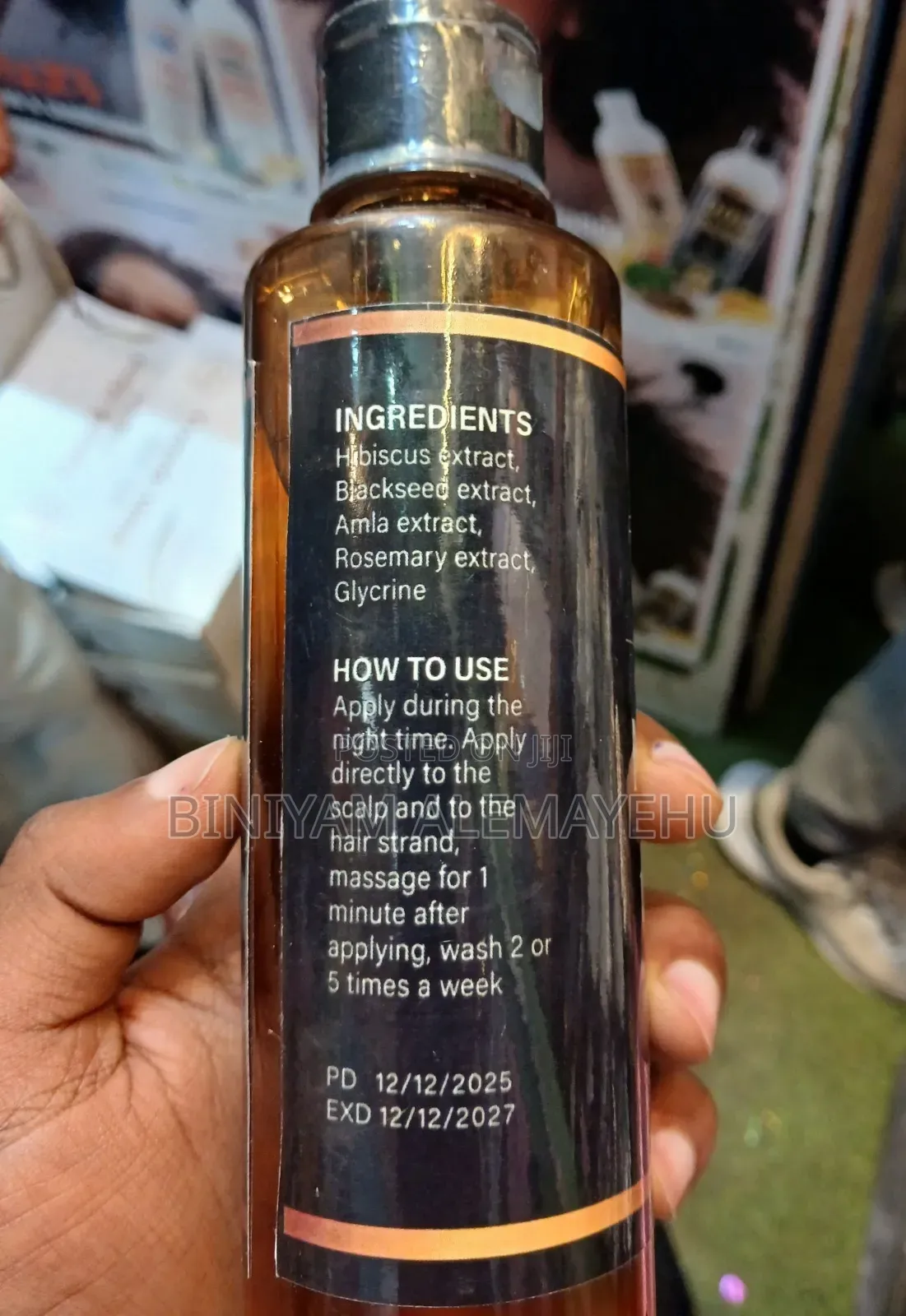 Melanix Anti Grey Hair Lotion ( የሽበት ማጥፊያ)