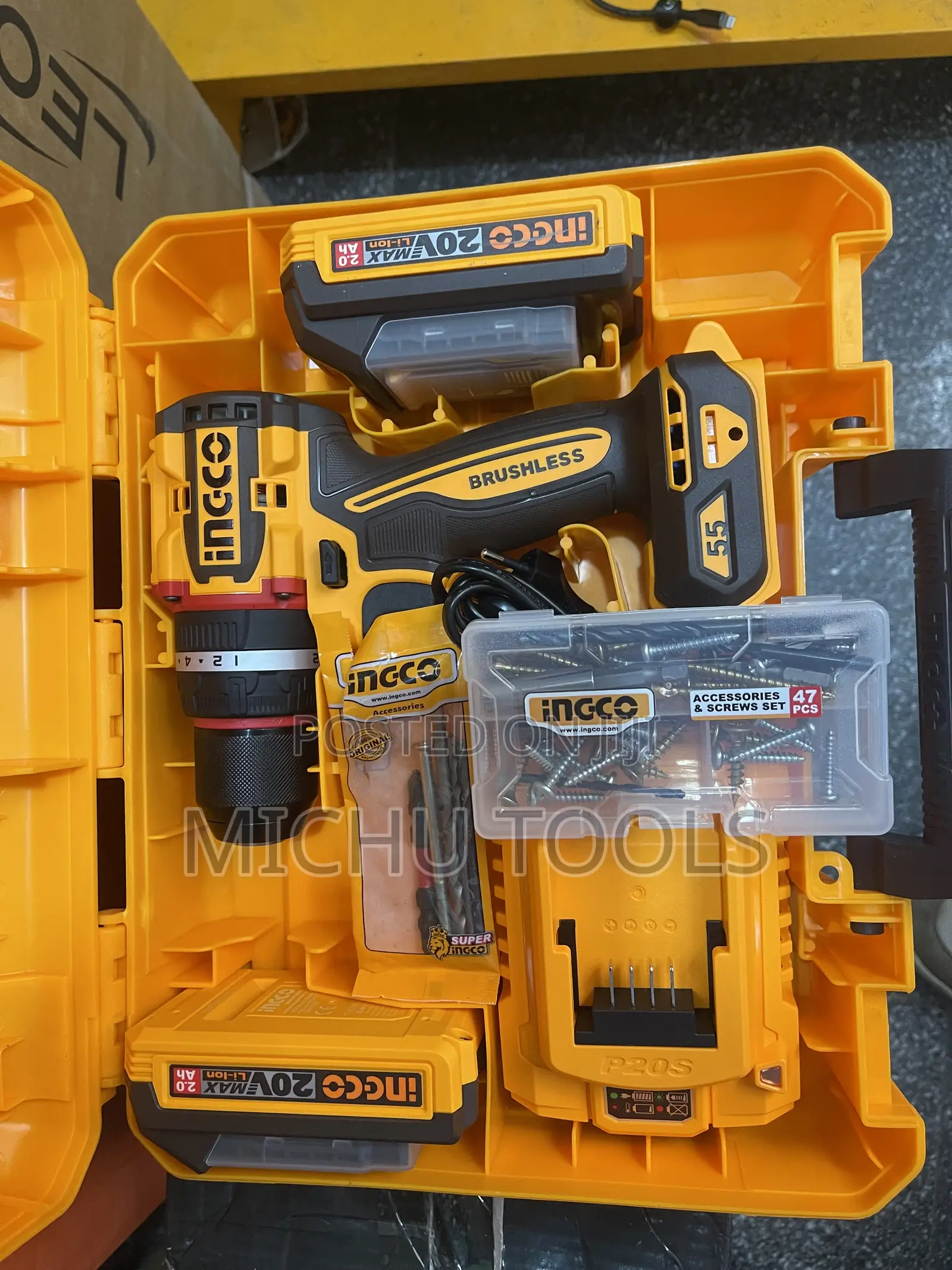 Ingco Brushless Chargeable Drill