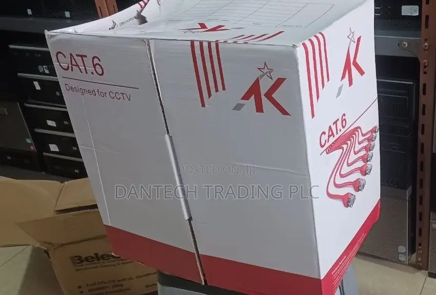 Cat 6 Twisted-Pair Network Cable