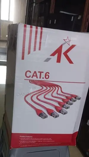 Cat 6 Twisted-Pair Network Cable