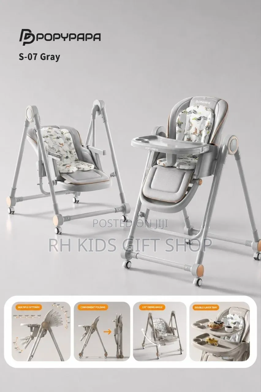 2 In1 Rocking Baby High Chair