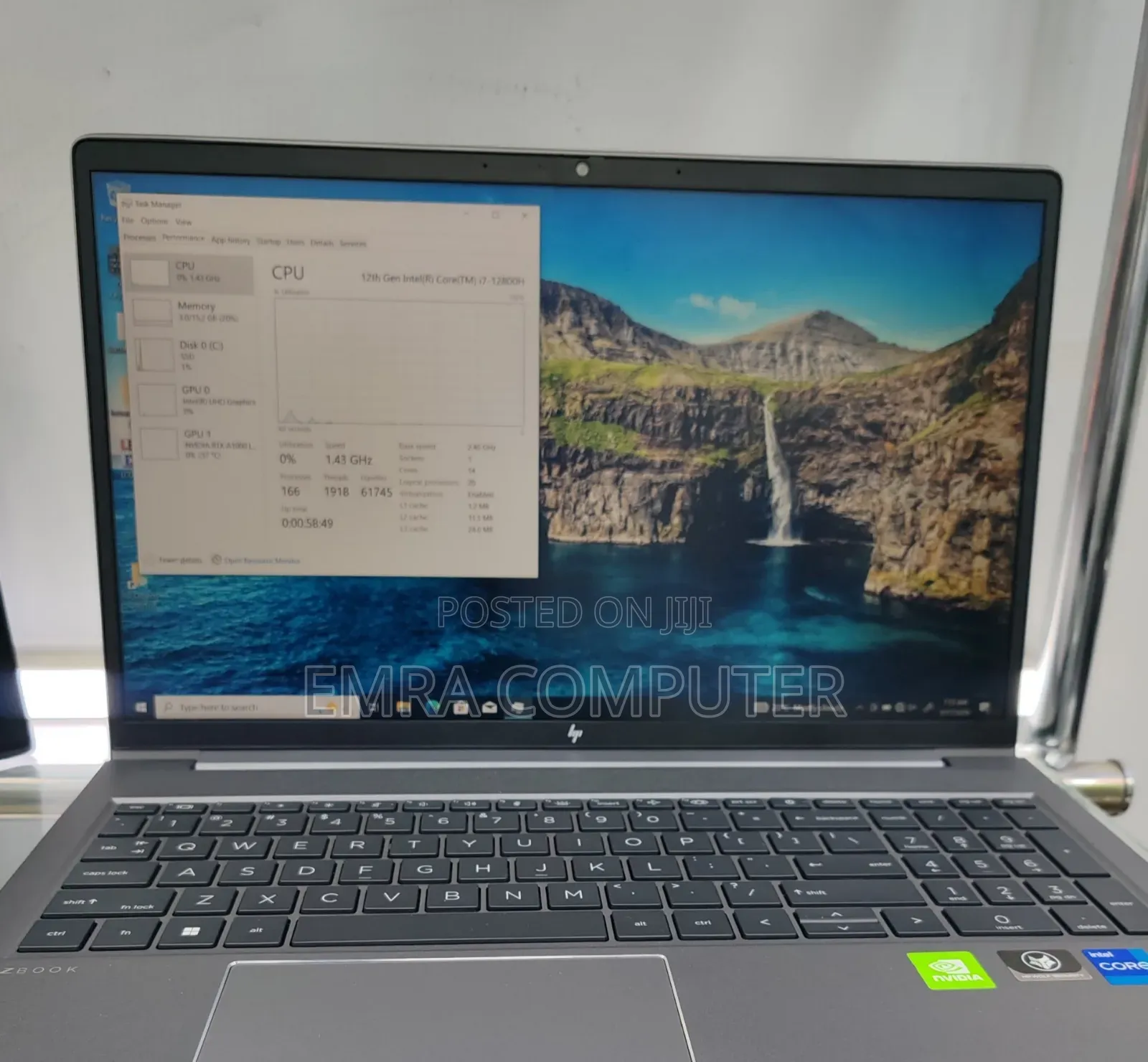 New Laptop HP 16GB Intel Core i7 SSD 512GB