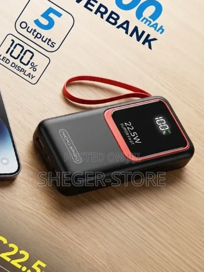 Brand New MICRO SPEED 20,000mAh Power Bank