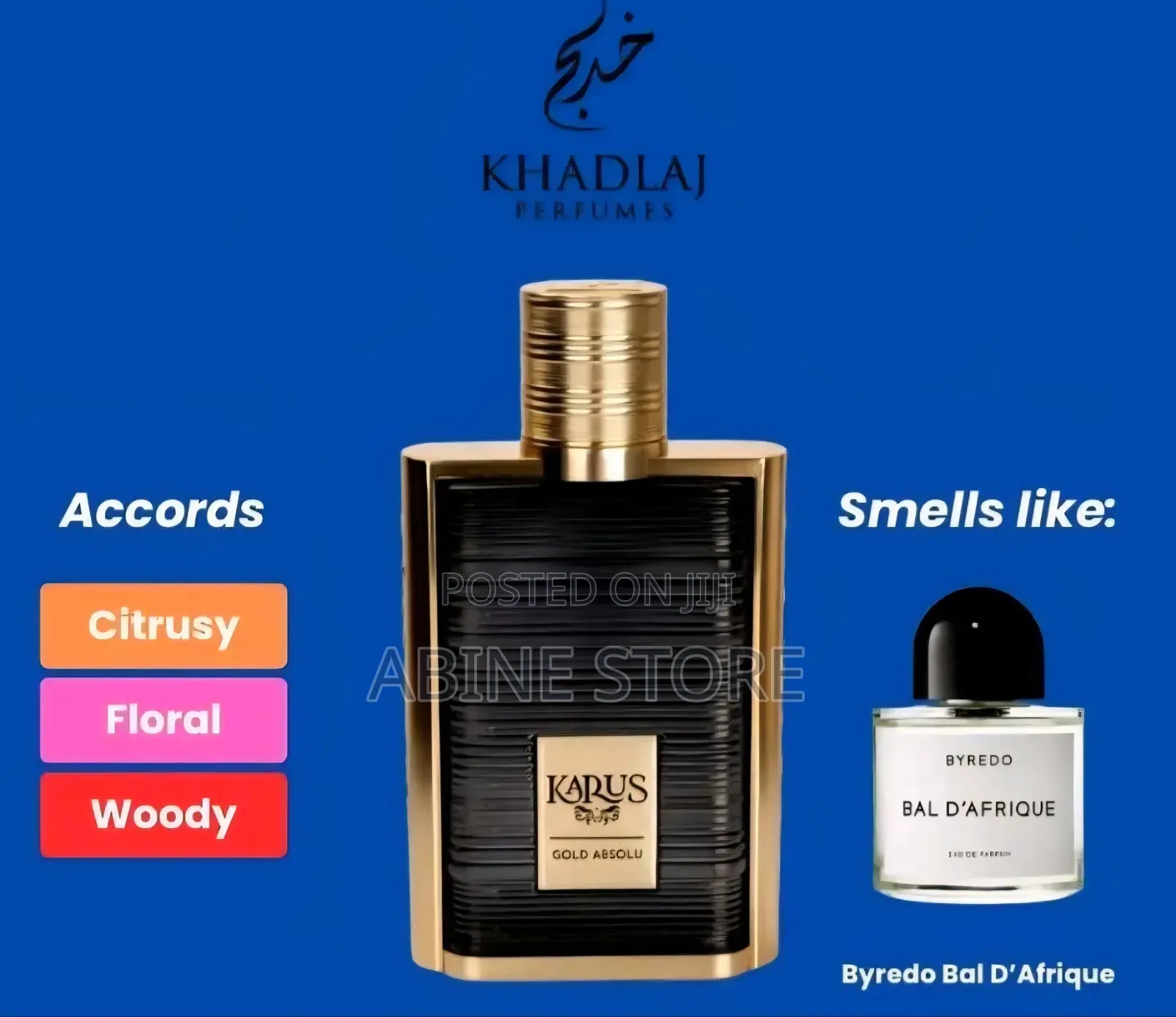 Khadlaj Karus Gold Absolu Unisex EDP Perfume - Original