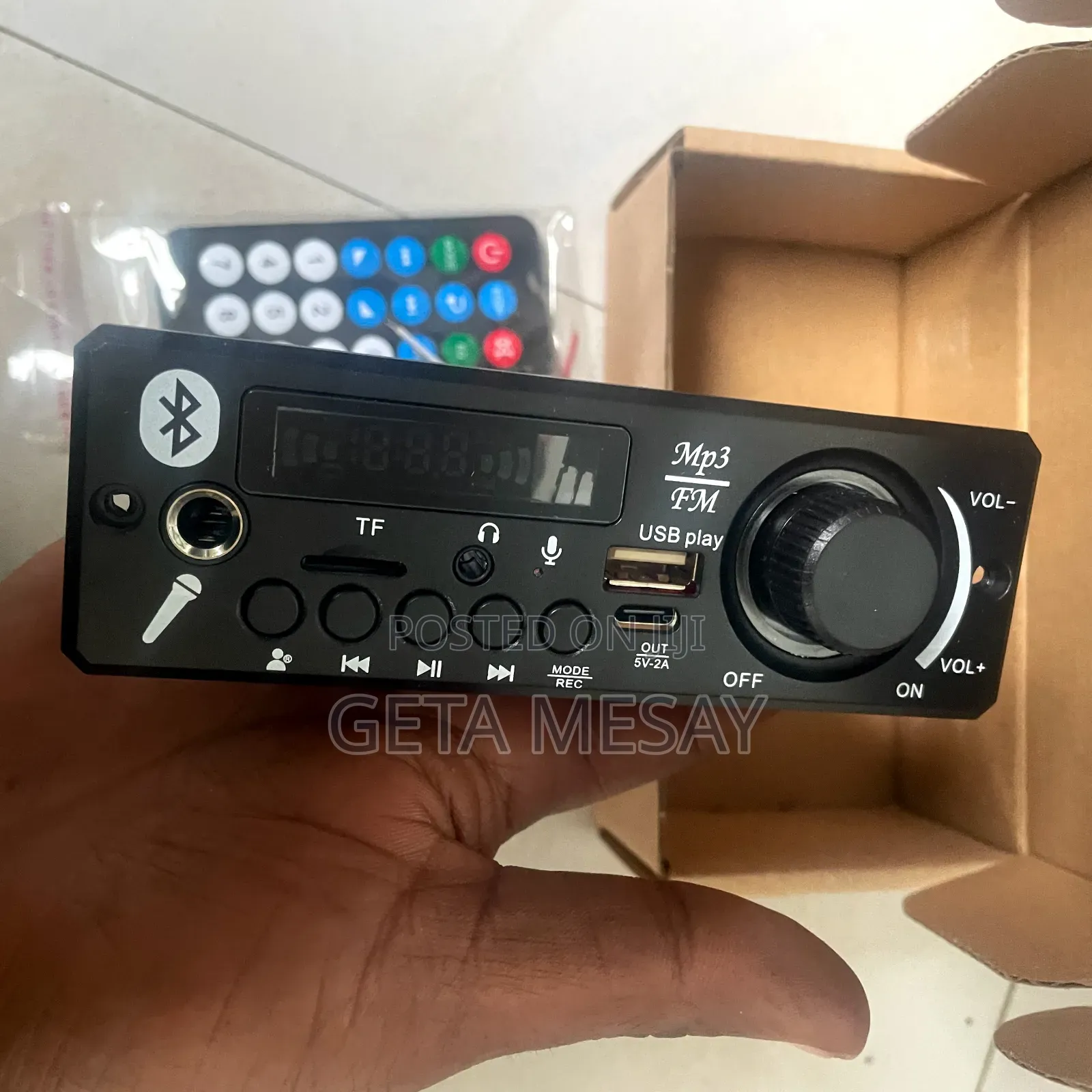 160W Bluetooth Audio Amplifier MP3 FM USB TF Mic Input
